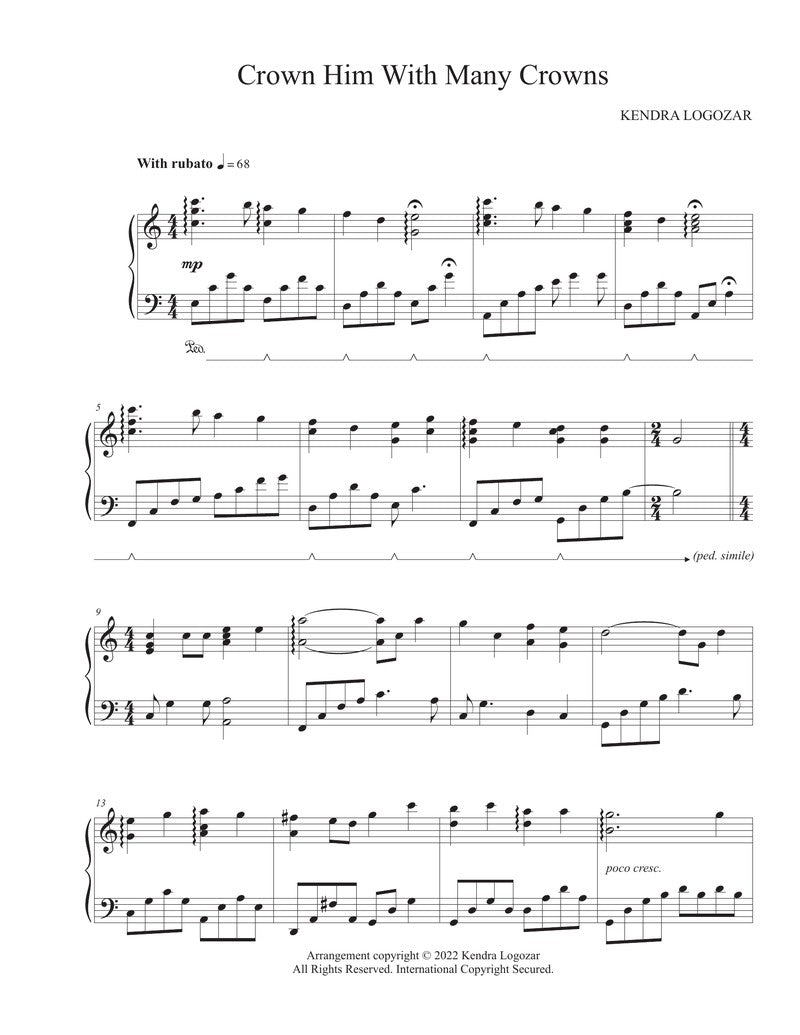 Crown Him with Many Crowns - Sheet Music Download