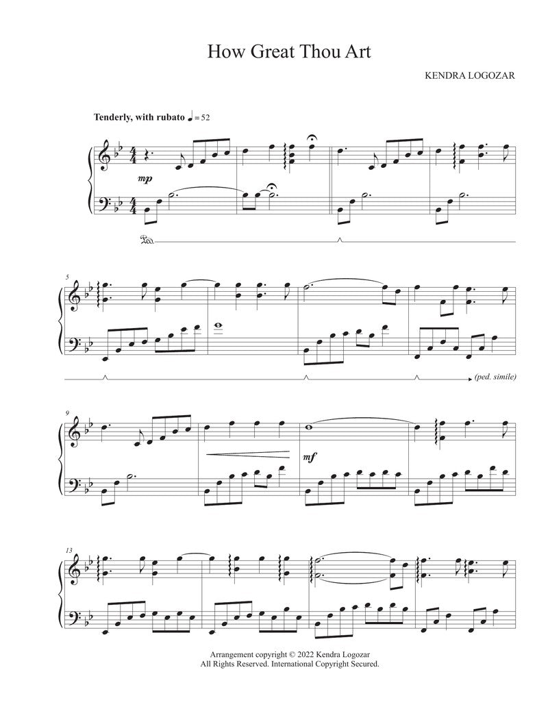 How Great Thou Art - Sheet Music Download