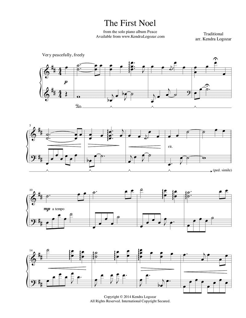 The First Noel - Sheet Music Download