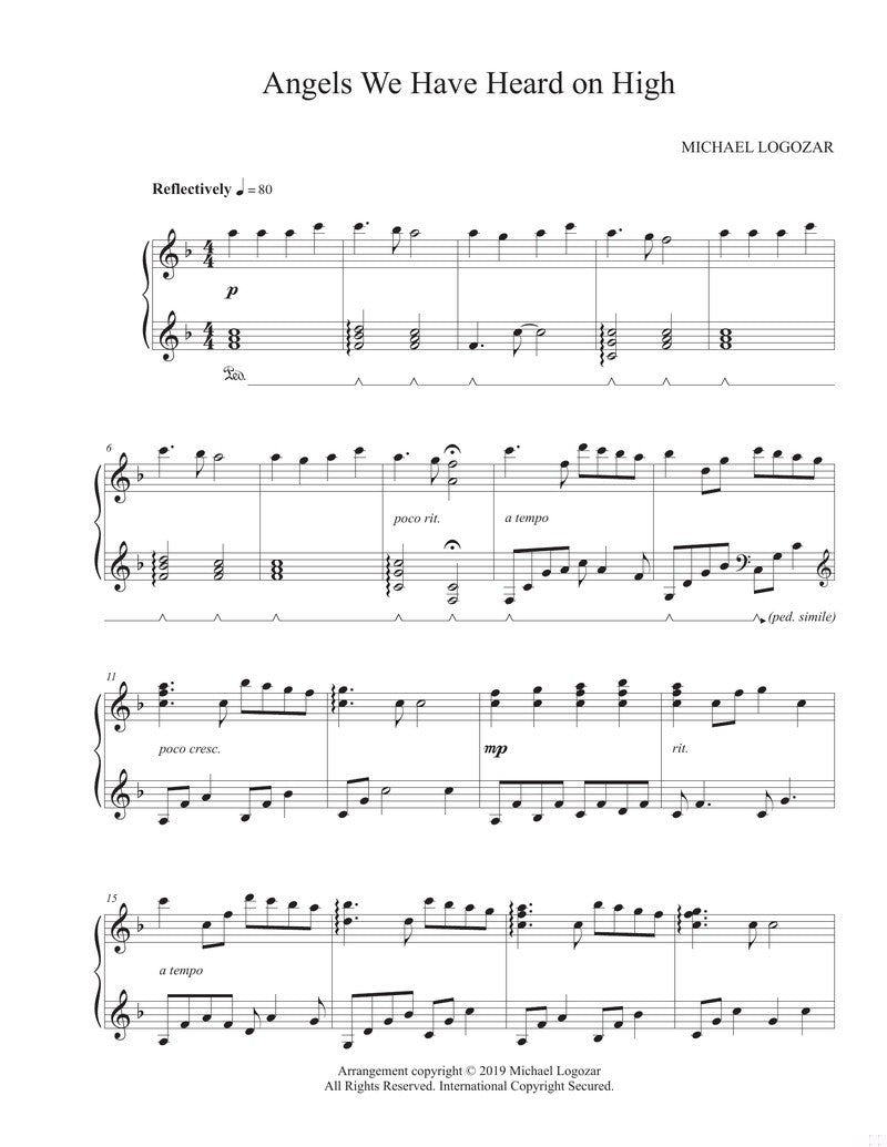 Angels We Have Heard on High - Sheet Music Download