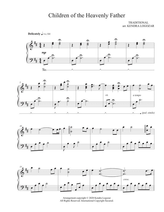 Kendra Logozar - Children of the Heavenly Father - Sheet Music Download
