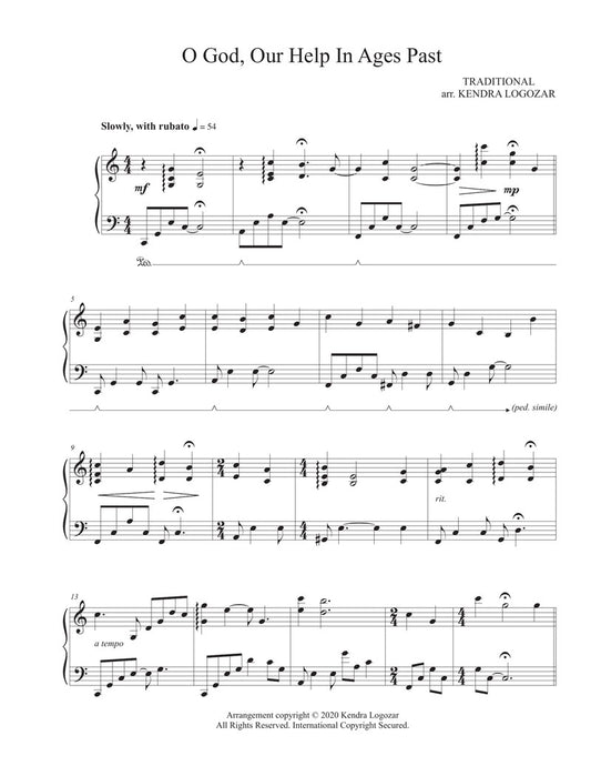 Kendra Logozar - O God Our Help In Ages Past - Sheet Music Download
