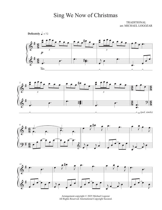 Michael Logozar - Sing We Now Of Christmas - Sheet Music Download