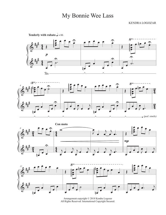 My Bonnie Wee Lass - Sheet Music Download