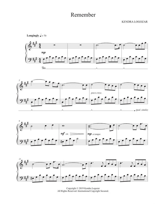 Remember - Sheet Music Download