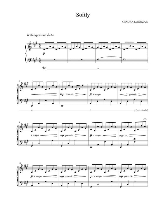 Softly - Sheet Music Download