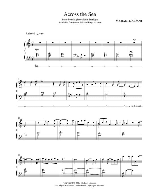 Across the Sea - Sheet Music Download