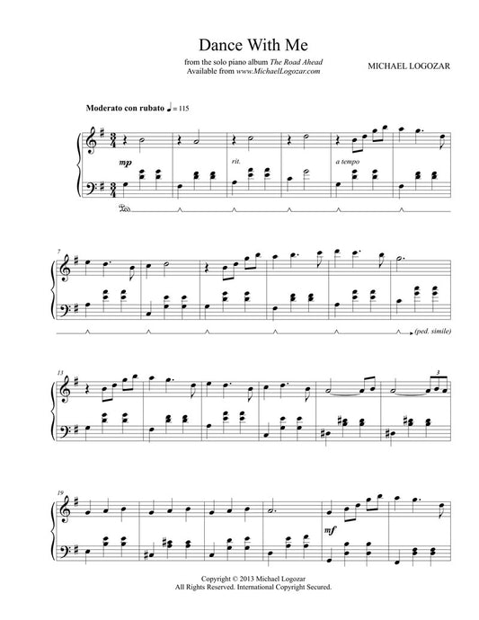 Dance With Me - Sheet Music Download
