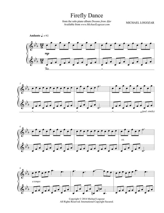 Firefly Dance - Sheet Music Download
