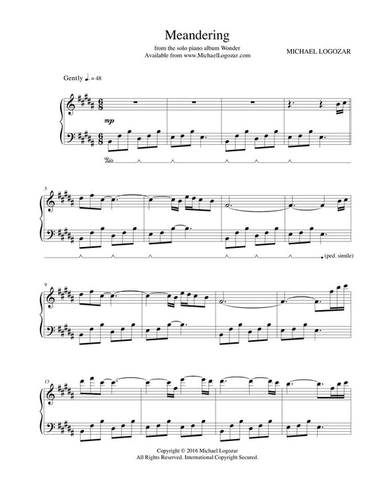 Meandering - Sheet Music Download