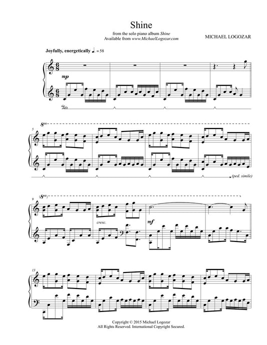 Shine - Sheet Music Download