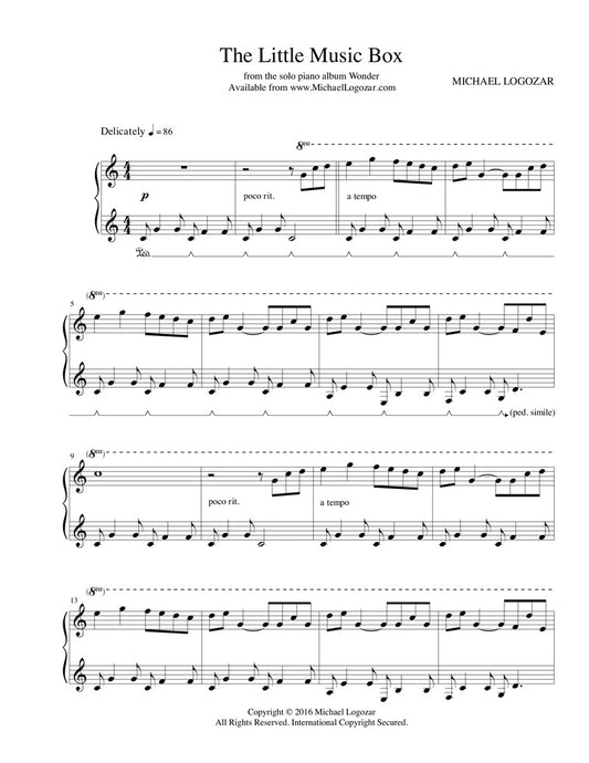 The Little Music Box - Sheet Music Download