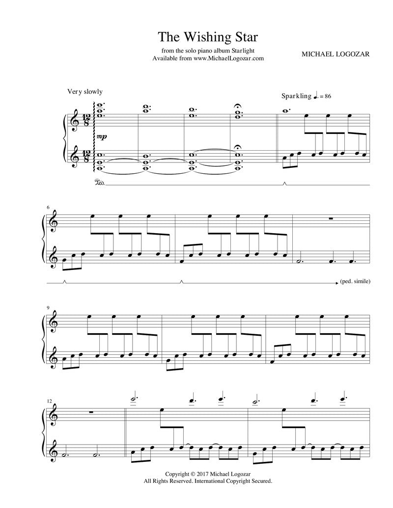 The Wishing Star - Sheet Music Download