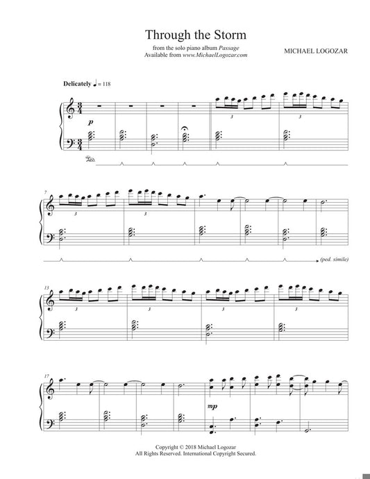 Through the Storm - Sheet Music Download