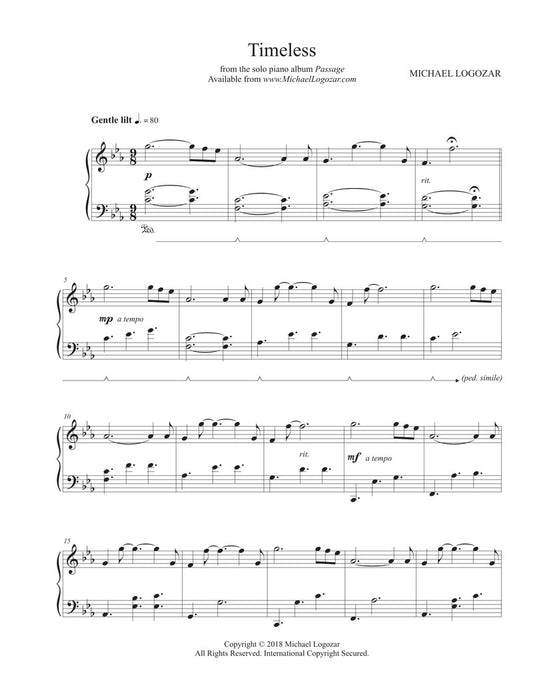 Timeless - Sheet Music Download