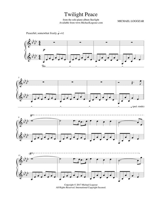 Twilight Peace - Sheet Music Download