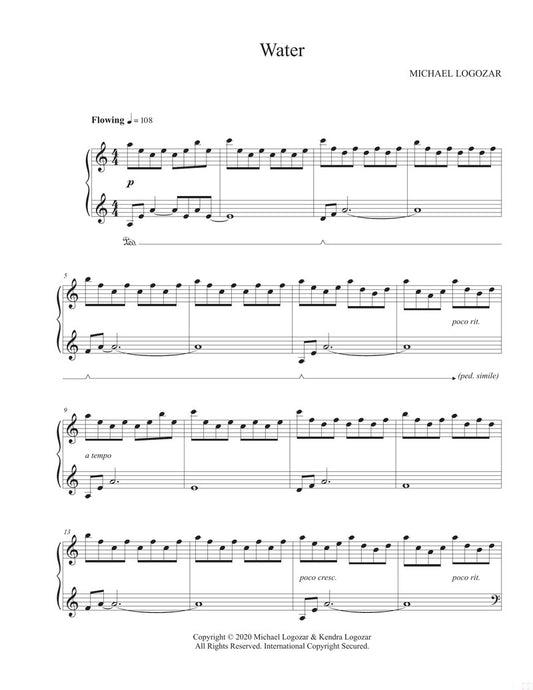 Water (Key of Am) - Sheet Music Download
