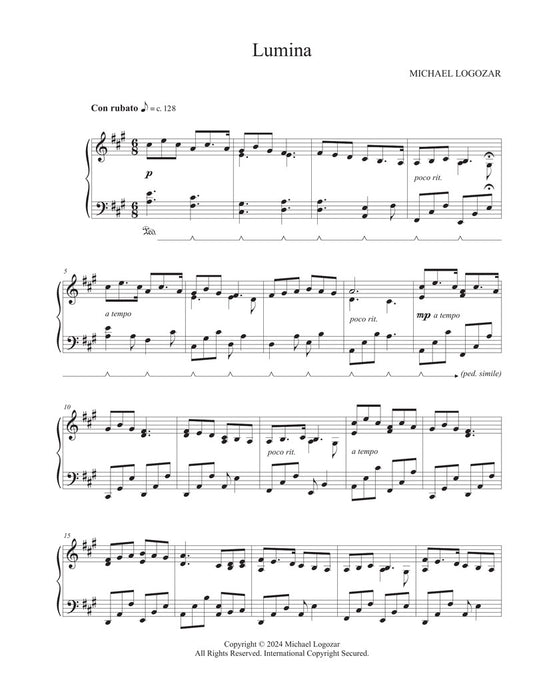 Michael Logozar - Lumina - Sheet Music Download